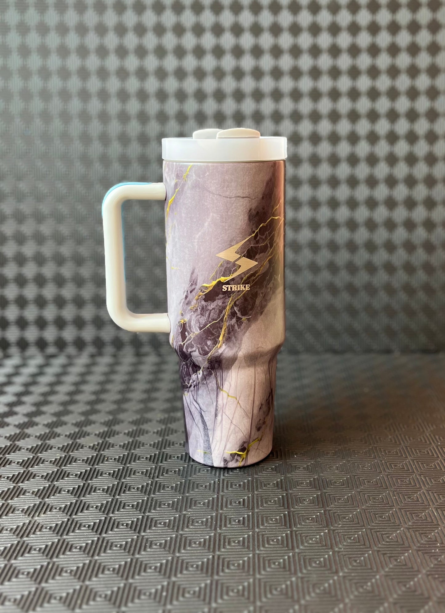 Ash Vein Marble Water Bottle