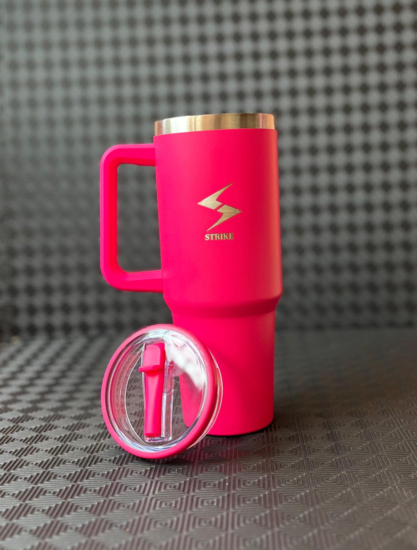 Fusion Pink Marble Water Bottle