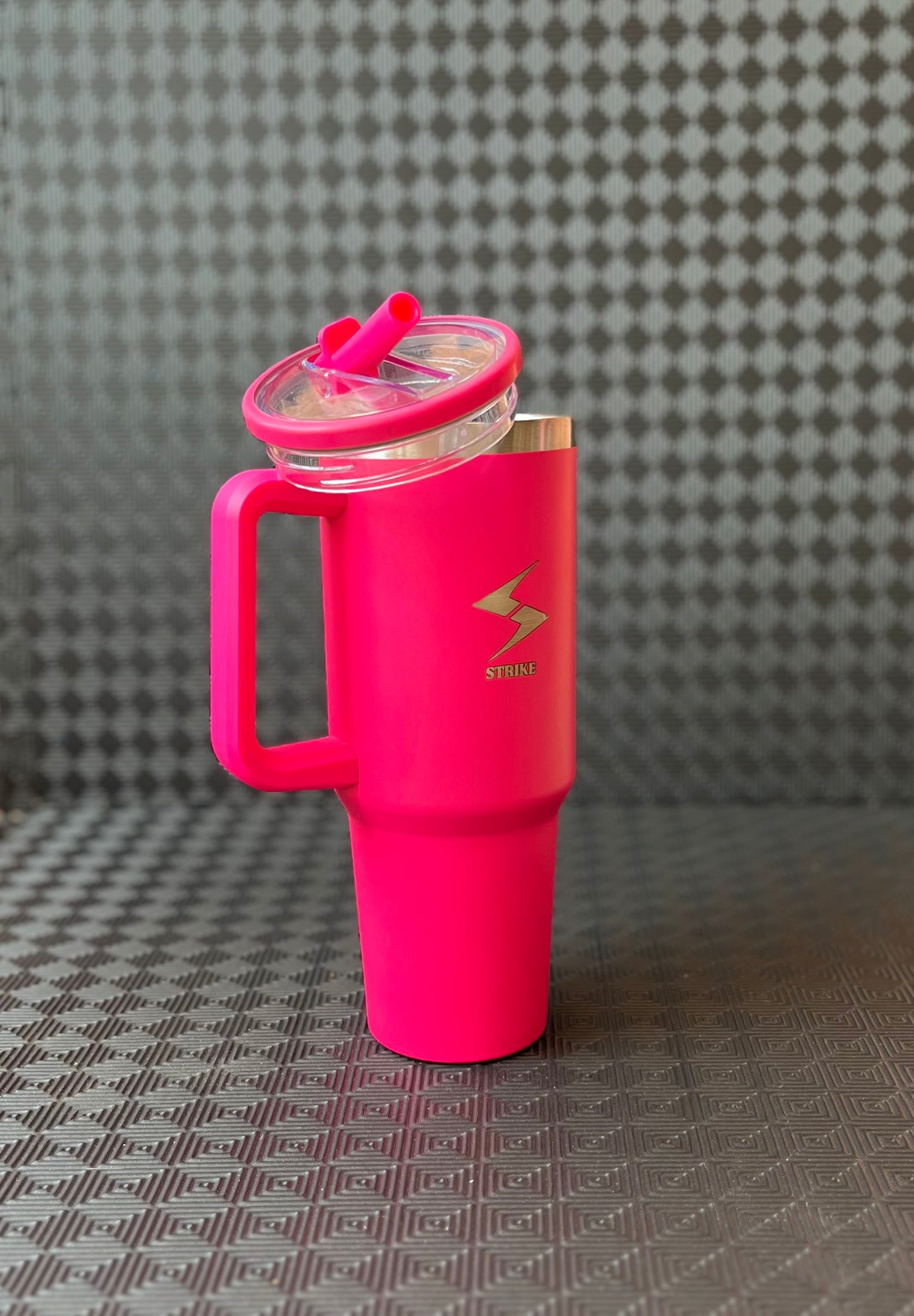 Fusion Pink Marble Water Bottle