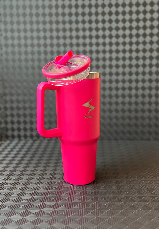 Fusion Pink Marble Water Bottle
