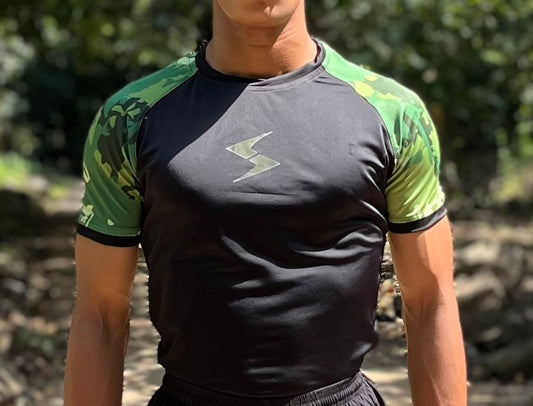 ⚡ STRIKE COMBAT-FIT™ – Tactical Camo Compression Tee