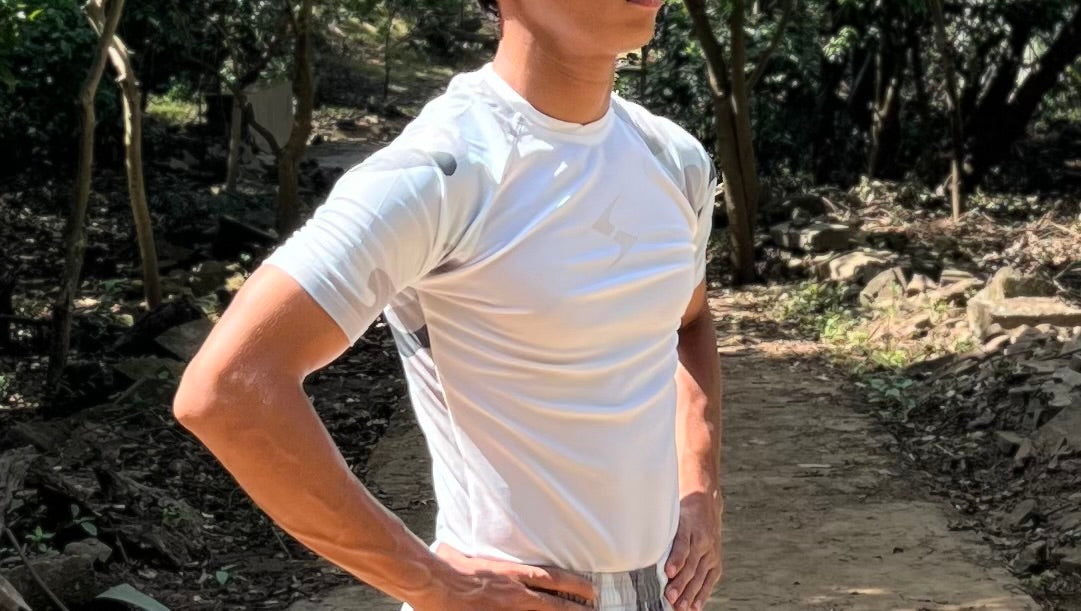 ⚡ STRIKE AEROFIT™ – White Camo Performance Compression Tee